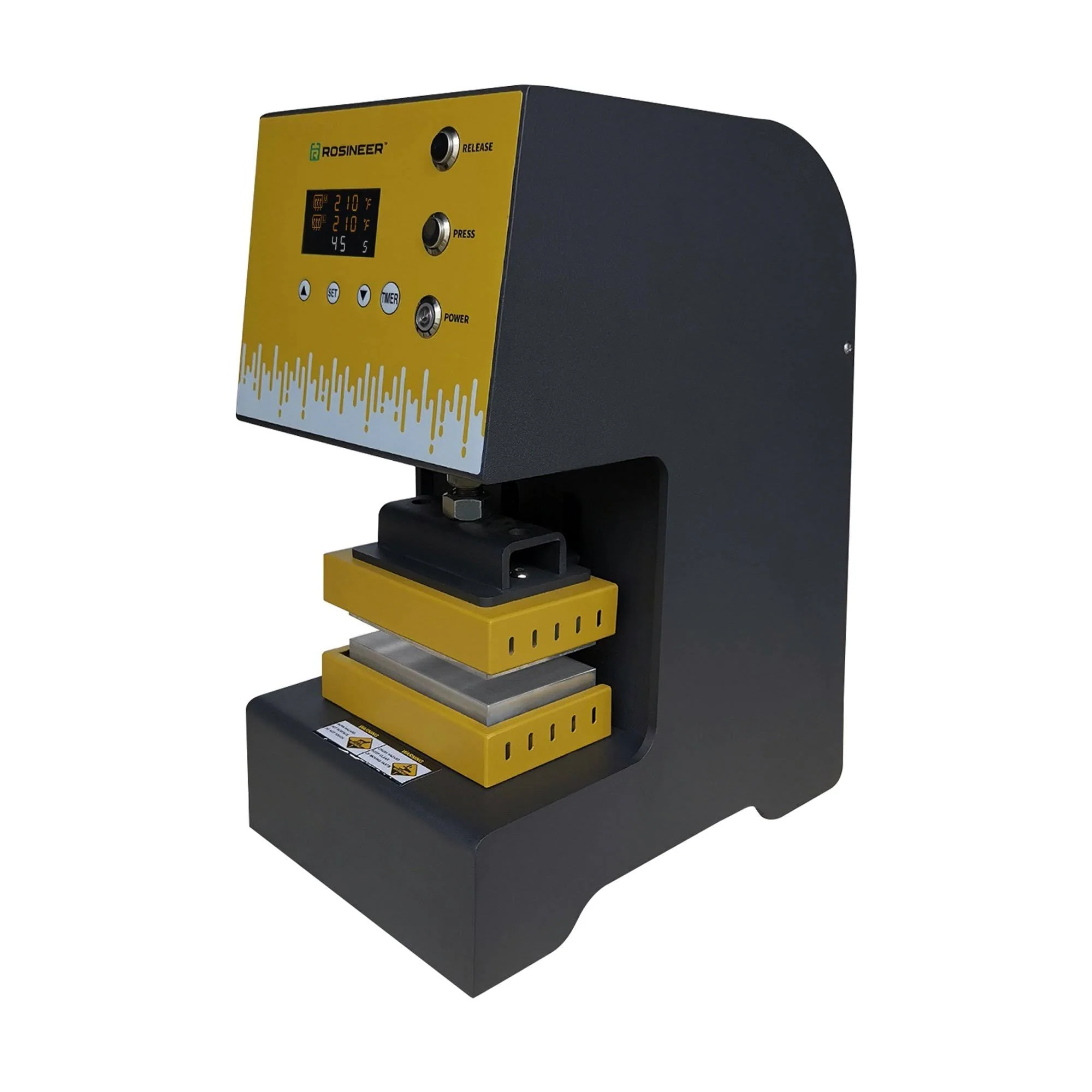 2025 Rosineer Auto Hybrid Press. 4 tons. 7,6 x 12,7 cm plader