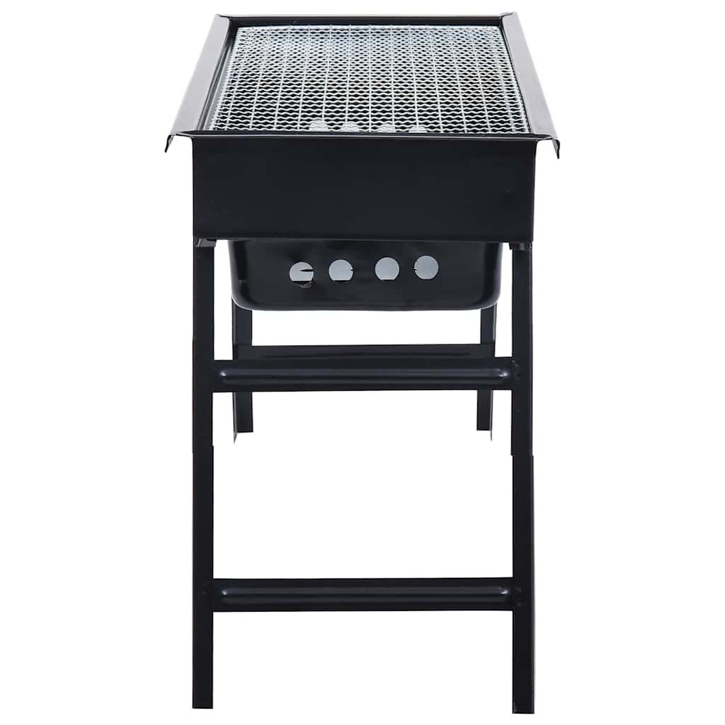 Tragbarer Campinggrill aus Stahl, 60 x 22,5 x 33 cm, Vidaxl