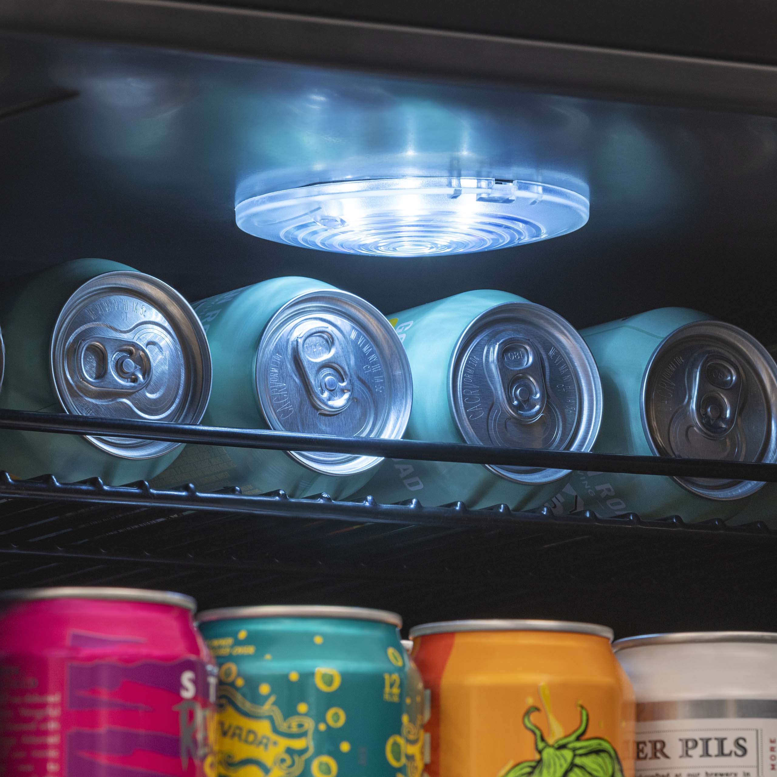 2025 Newair® Fritstående drikkevarekøleskab i rustfrit stål – 160 dåser – 21,3