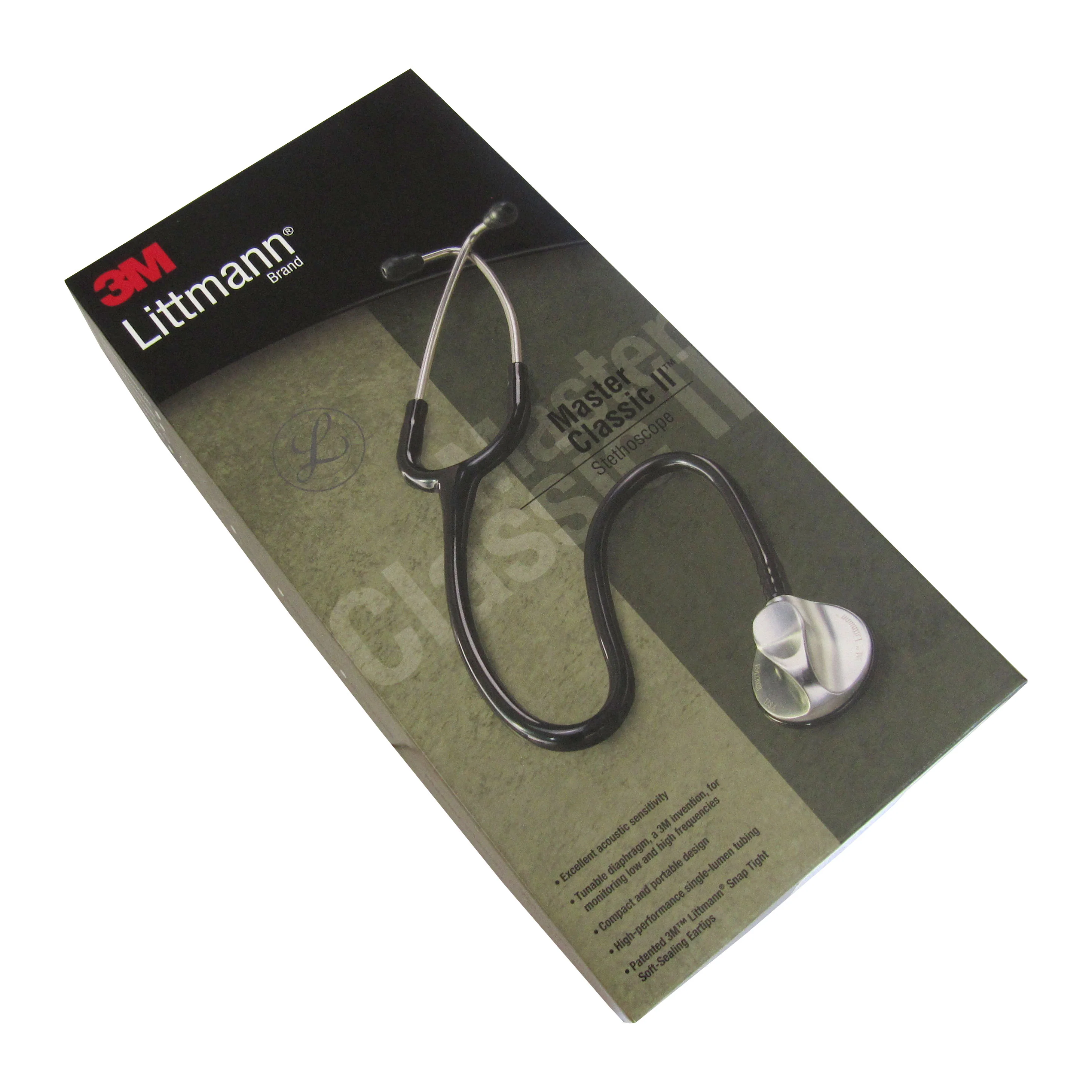 Stéthoscope Littmann Master Classic II 2025 – Noir. Modèle 2144L