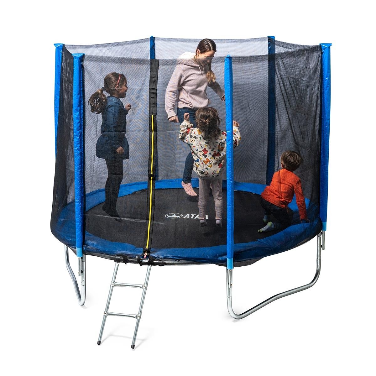 Kindertrampolin 250 Blau - Outdoor-Spiele und Spielzeug für Kinder