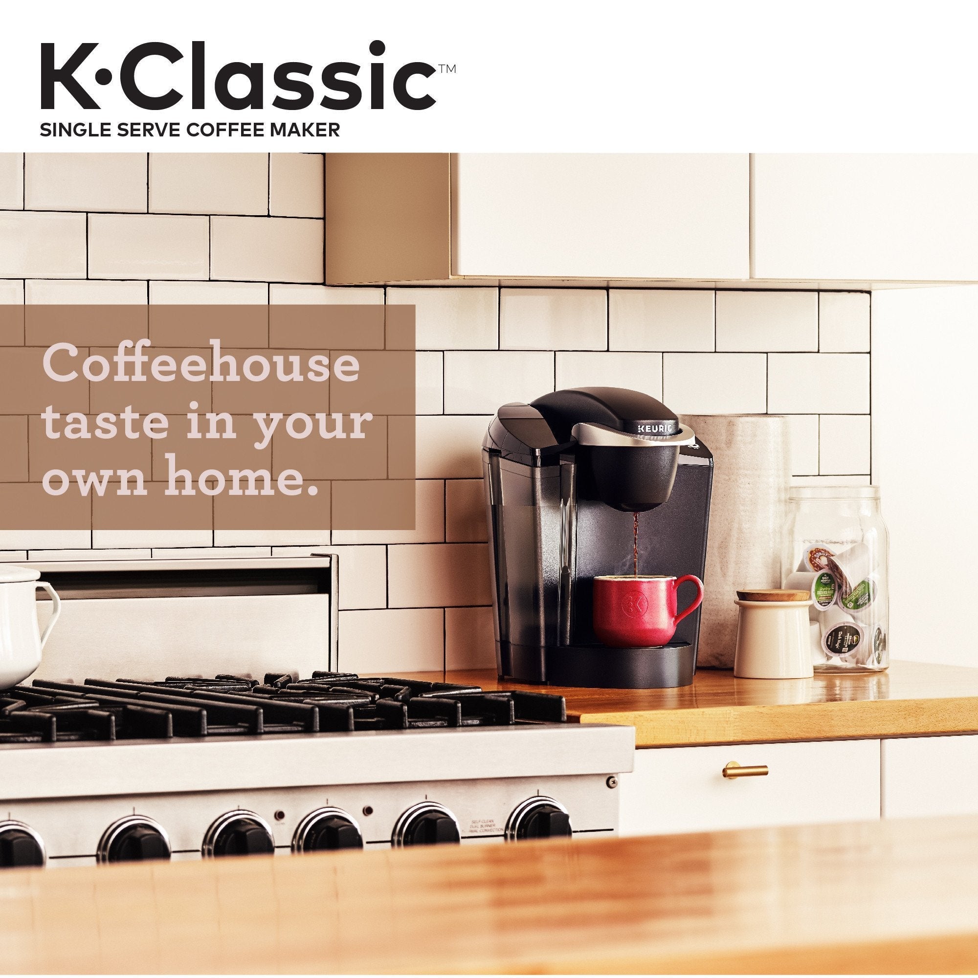 Cafetière Keurig K-Classic à dose unique K-Cup, noire