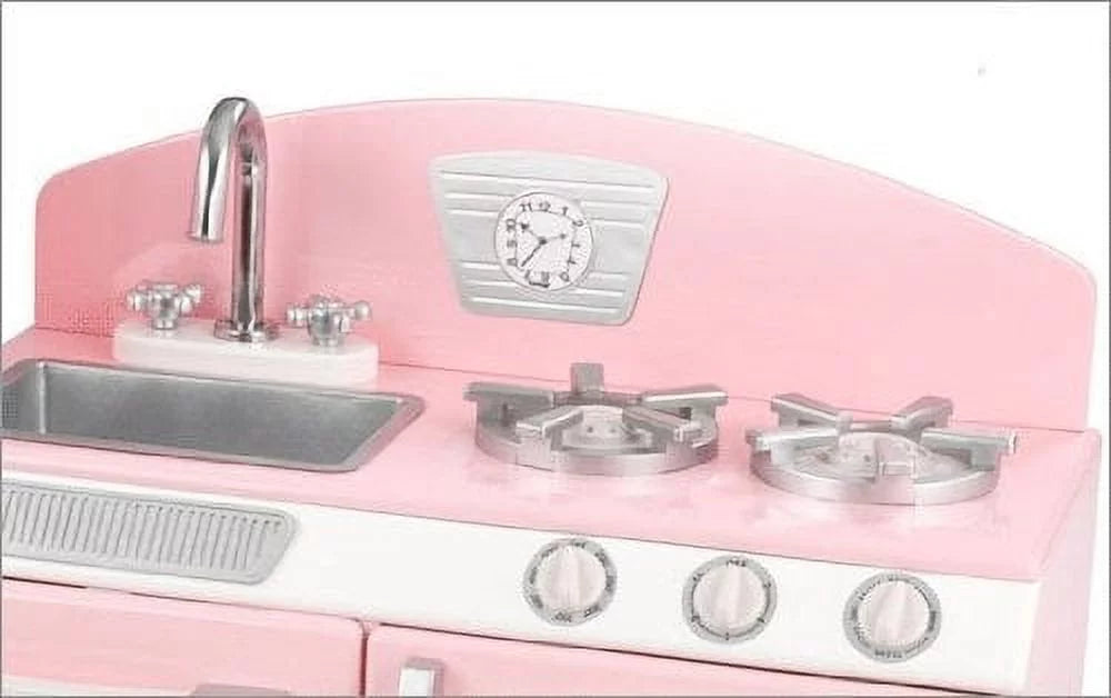 KidKraft Retro-Küche und Kühlschrank in Rosa
