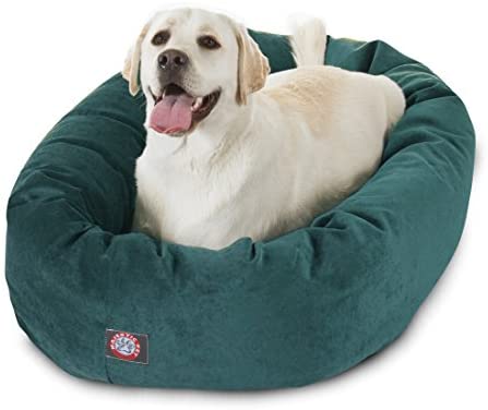 Majestic Pet Villa Bagel Hundeseng | Beroligende donutformet seng, flere størrelser og farver