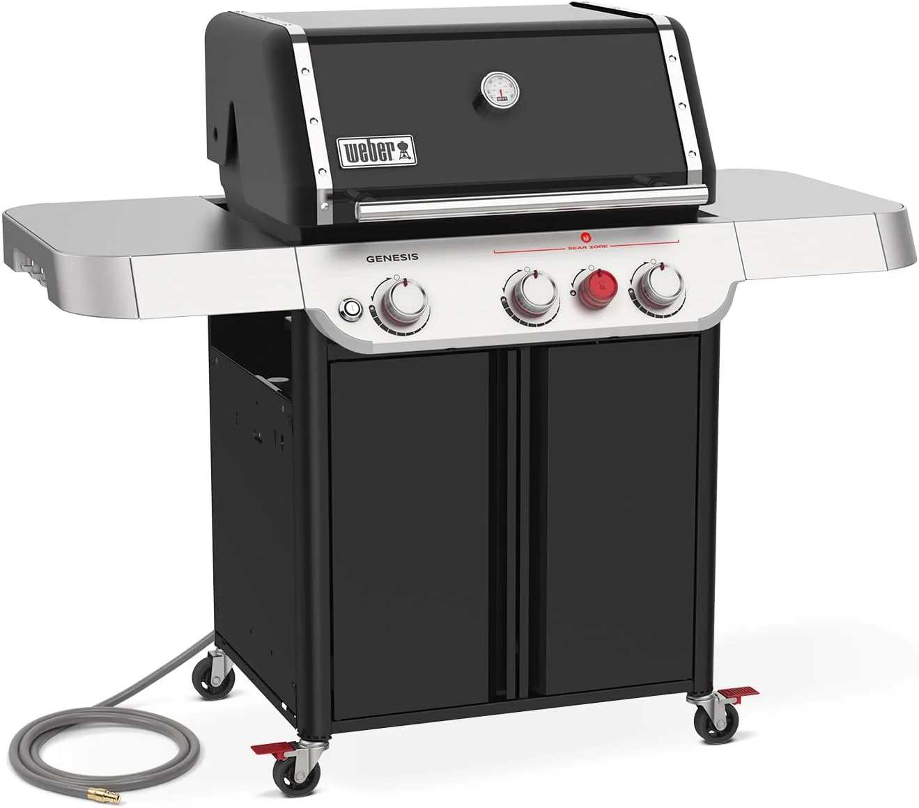 Weber Genesis E-325 Propangasgrill, Baujahr 2025. Farbe: Schwarz.