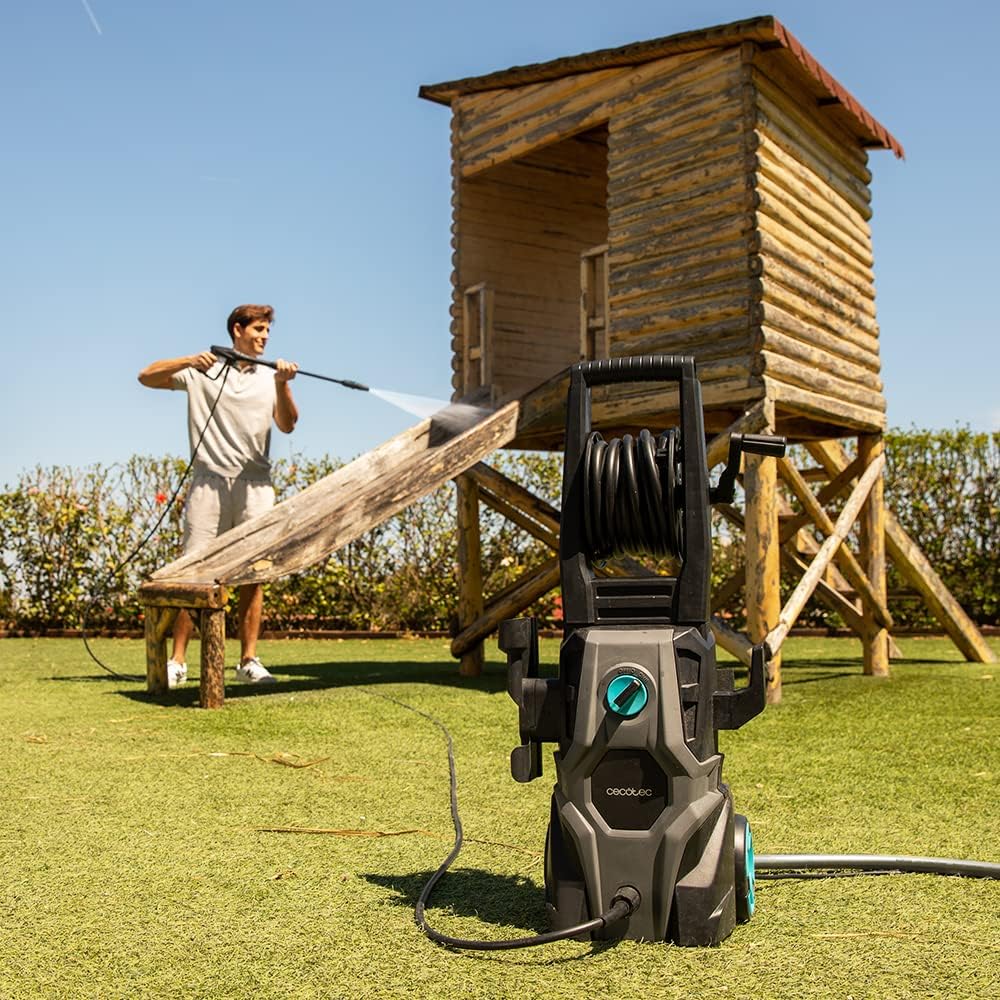 Cecotec HydroBoost 2400 AdvanceClean højtryksrenser. 2400W, Hjem, Have eller Bil, Flowhastighed på 480l/t, 180 trykbarer, Aluminiumpumpe, Aktionsradius 14 m