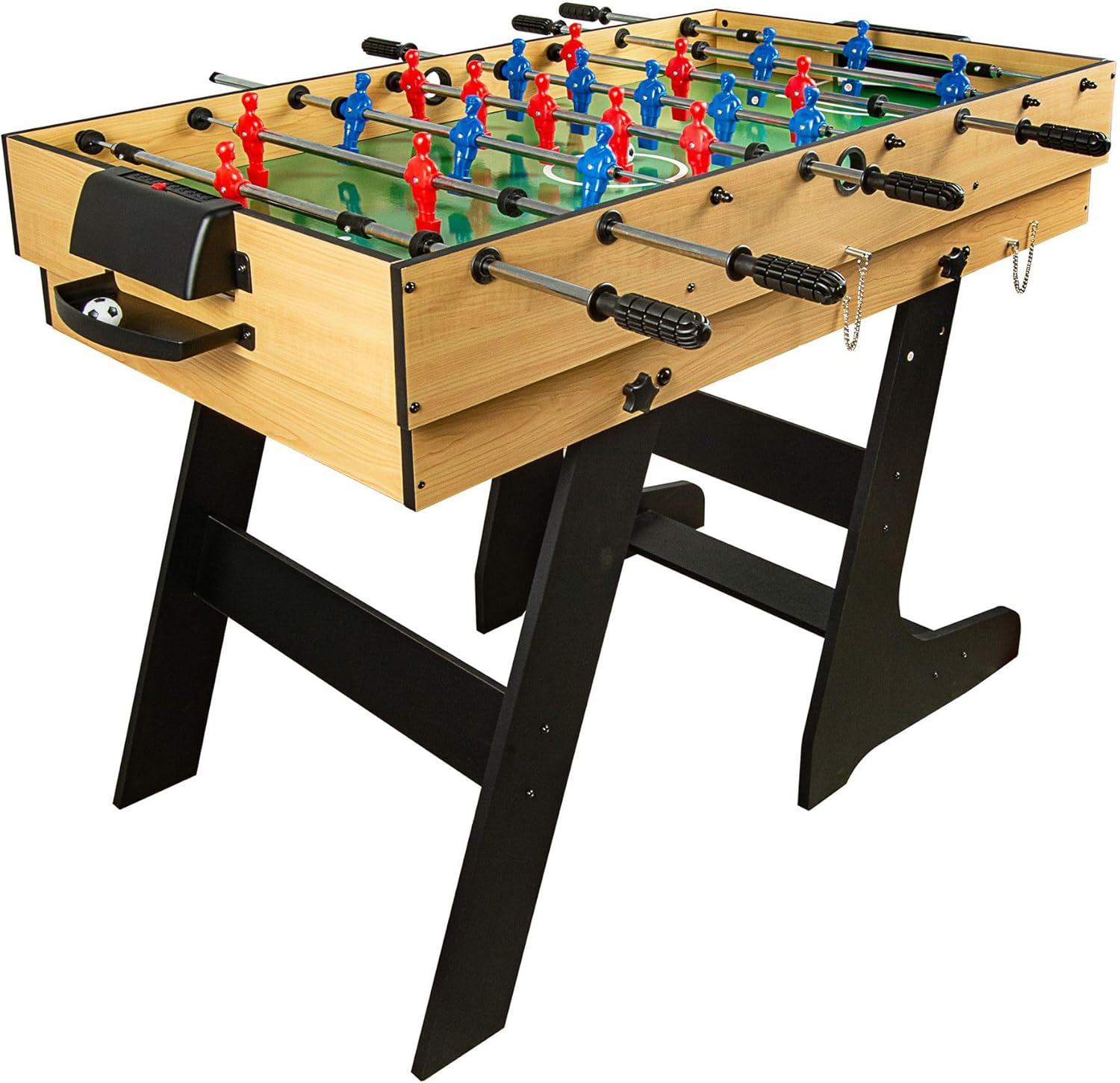 Leomark Spieltisch aus Holz für Kinder und Erwachsene | Spielspaß zu Hause oder auf Partys, Familienunterhaltung | Stabil, lehrreich und einfach aufzubauen