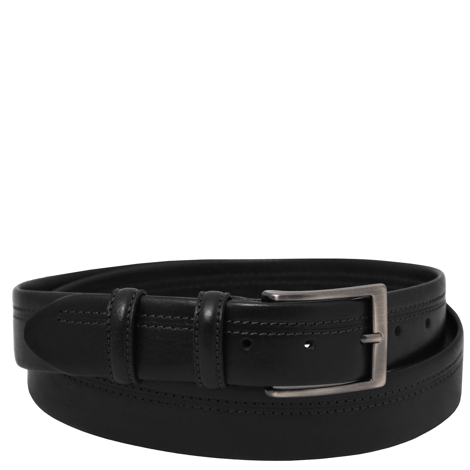 Classic 35mm tubular leather belt | TL142530