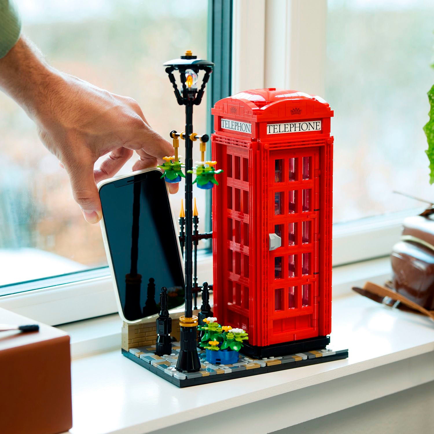 LEGO Ideas Londons røde telefonboks 21347