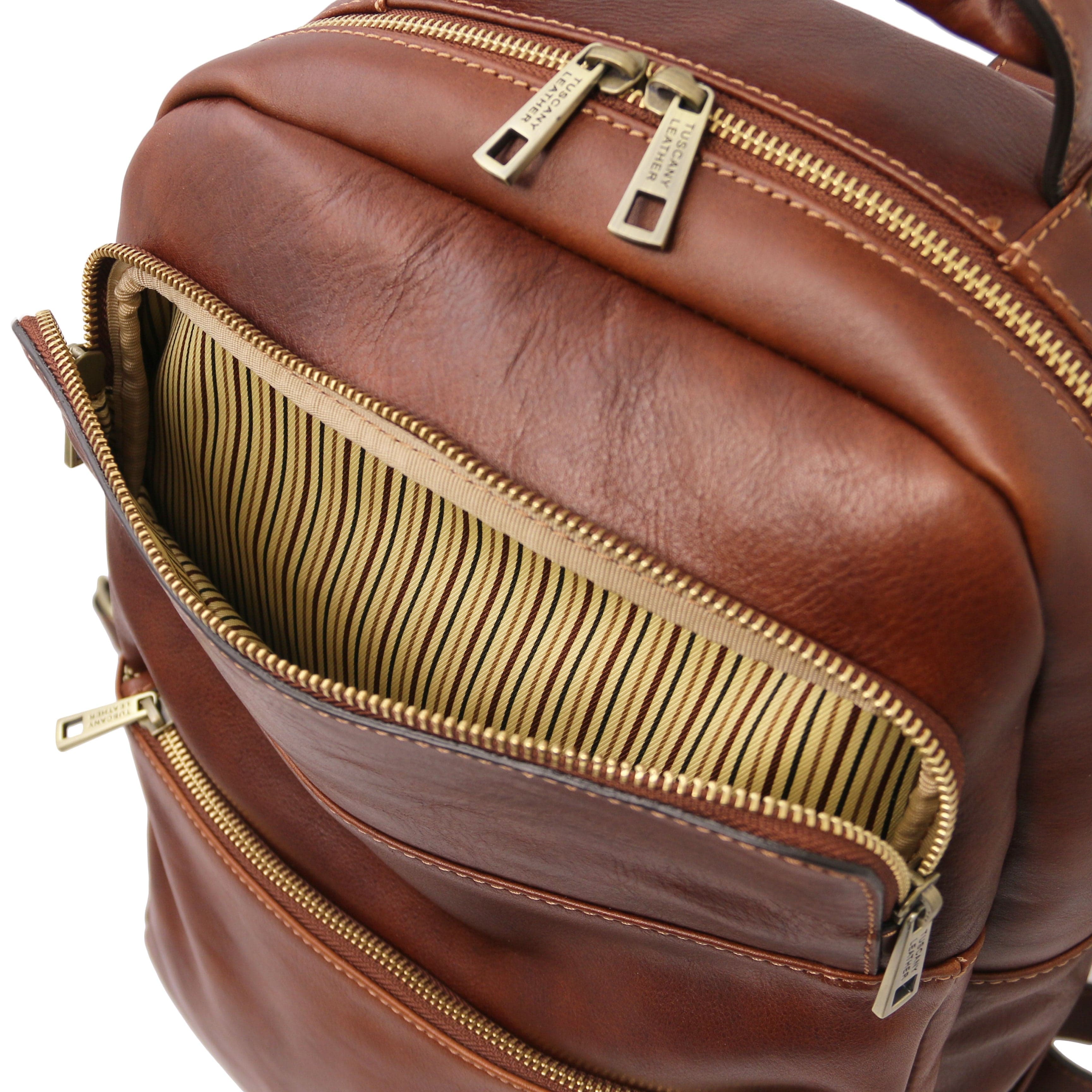 Melbourne - Italian leather laptop backpack | TL142205