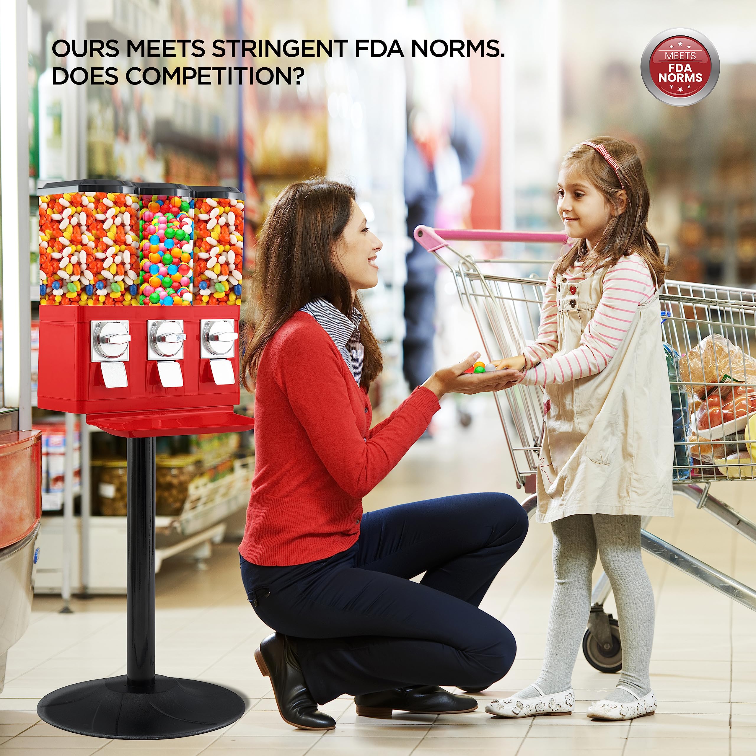 Gewerblicher Getränkespender mit abnehmbaren Behältern