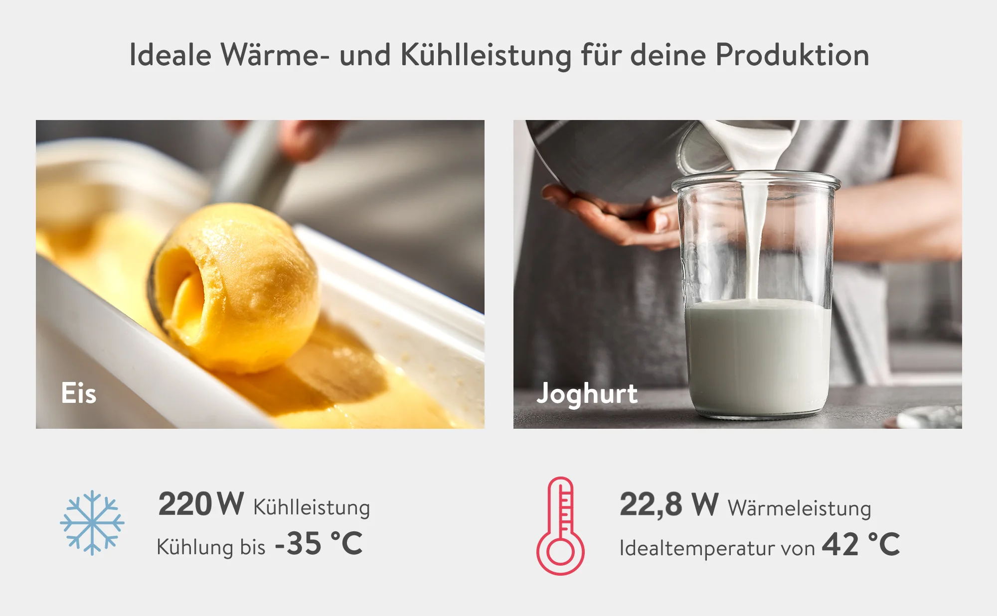 2025 Elisa 2,0 liters køleskab – sort eller sølv