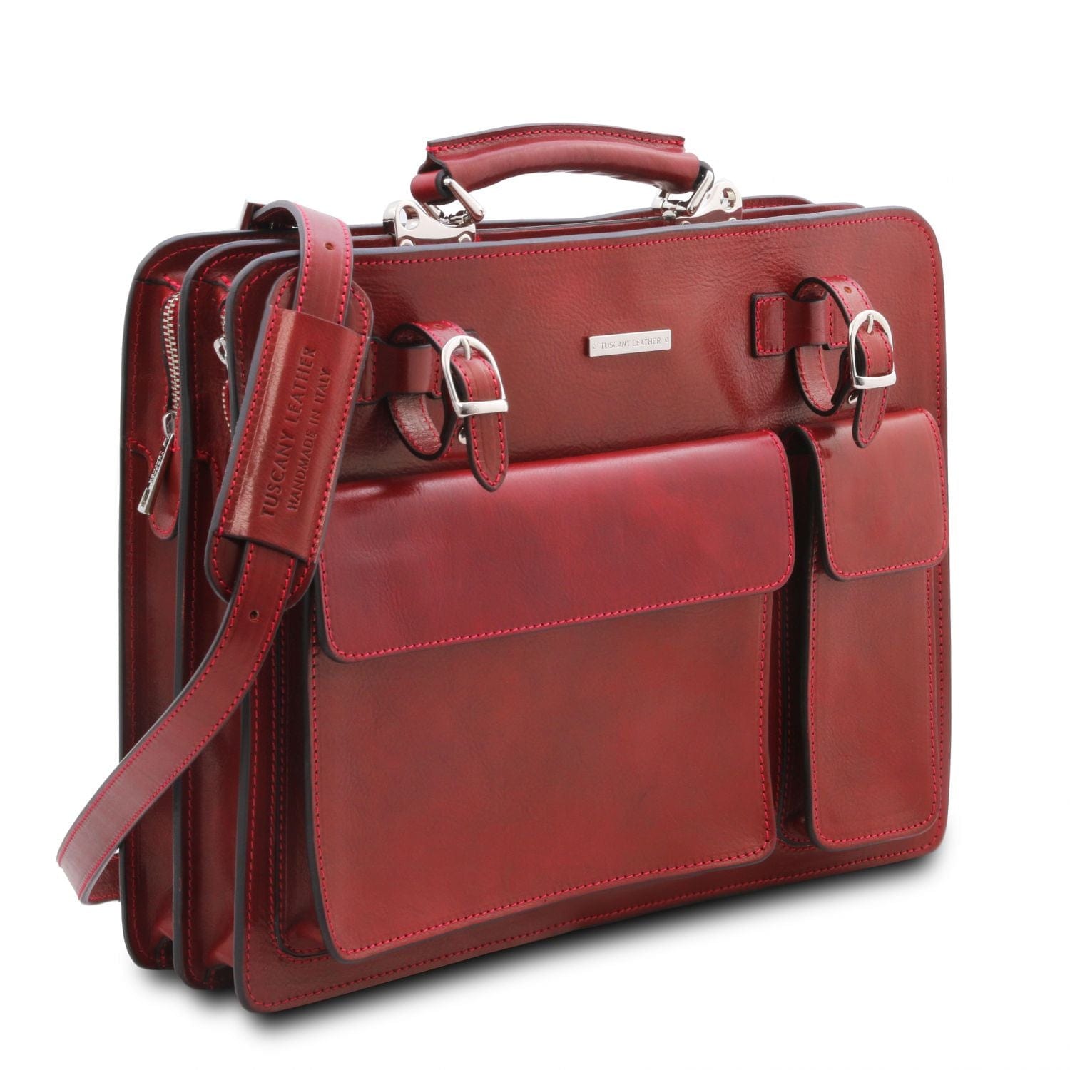 Venezia - 2 compartment leather briefcase | TL141268