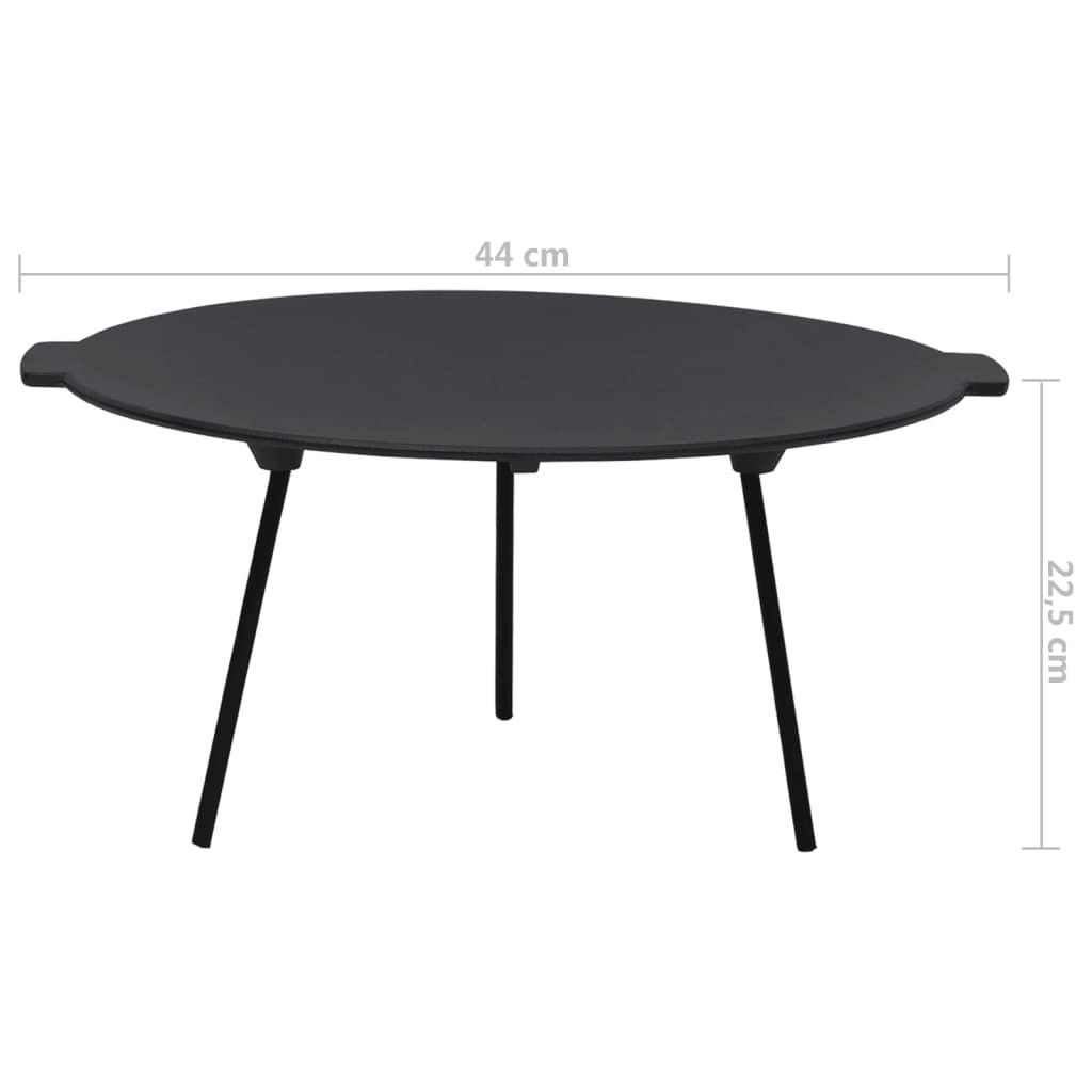 Gusseiserne Grillplatte Ø44 cm vidaxl