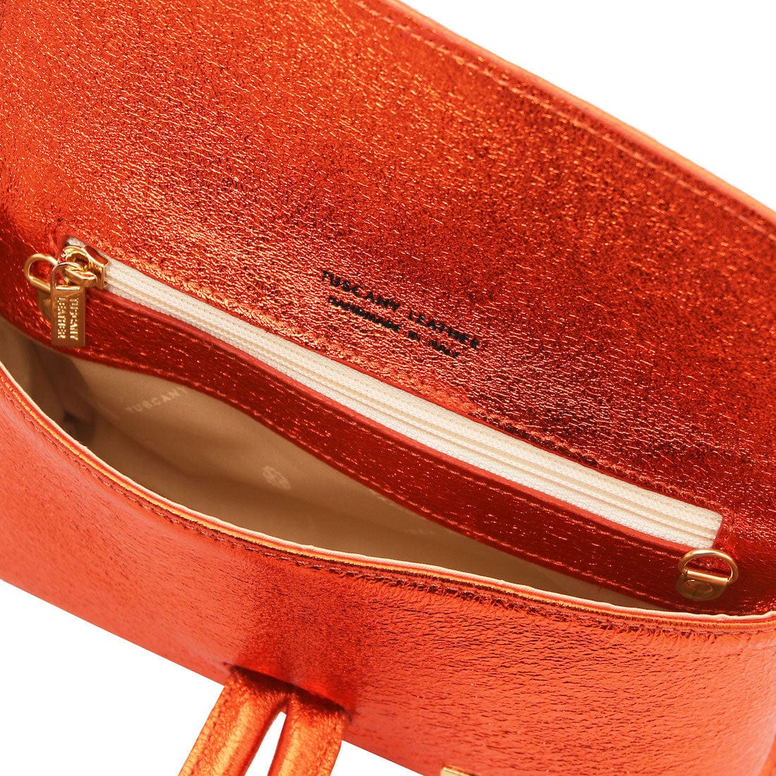 TL Bag - Metallic leather clutch | TL141993