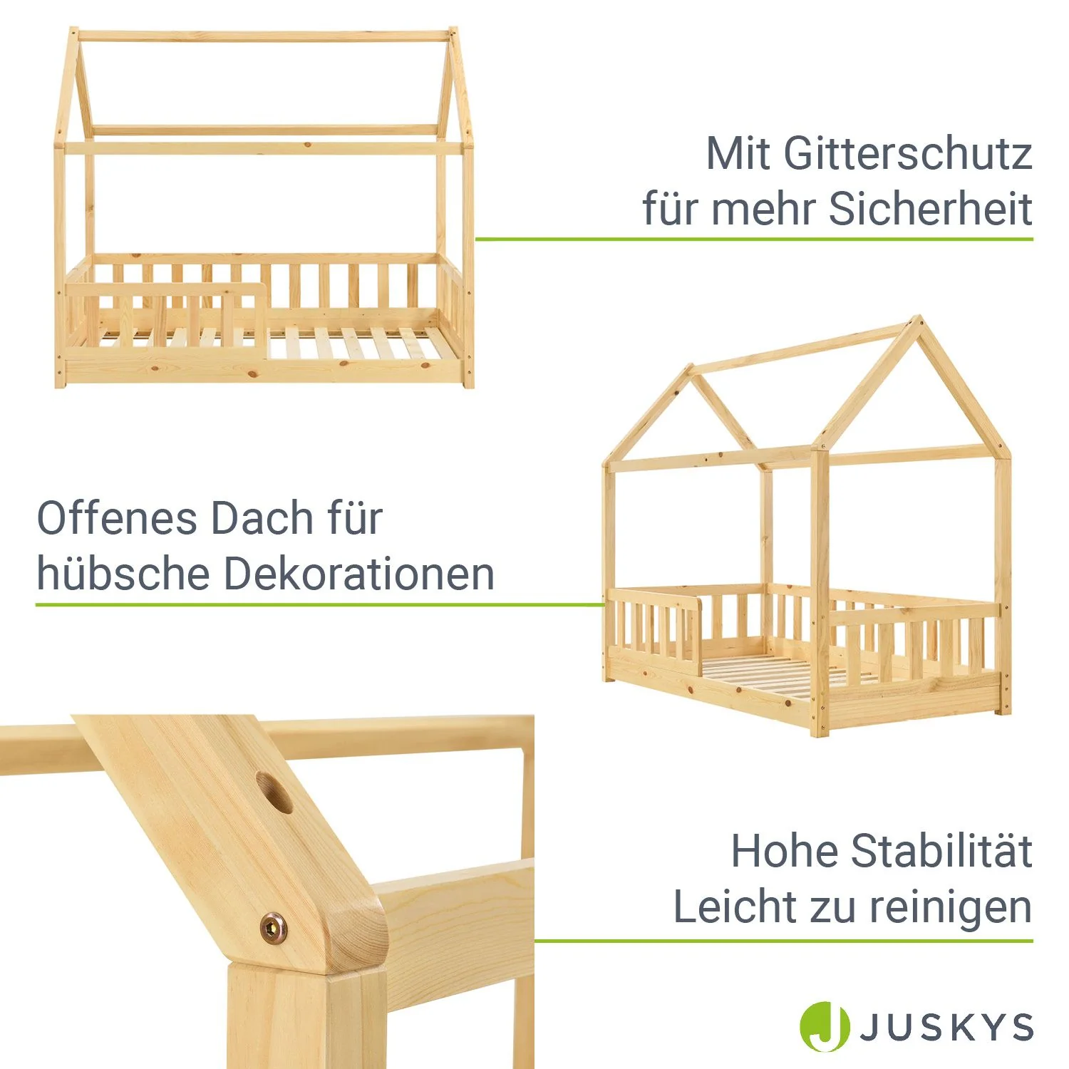 Lit enfant Marli 2025, 80 x 160 cm