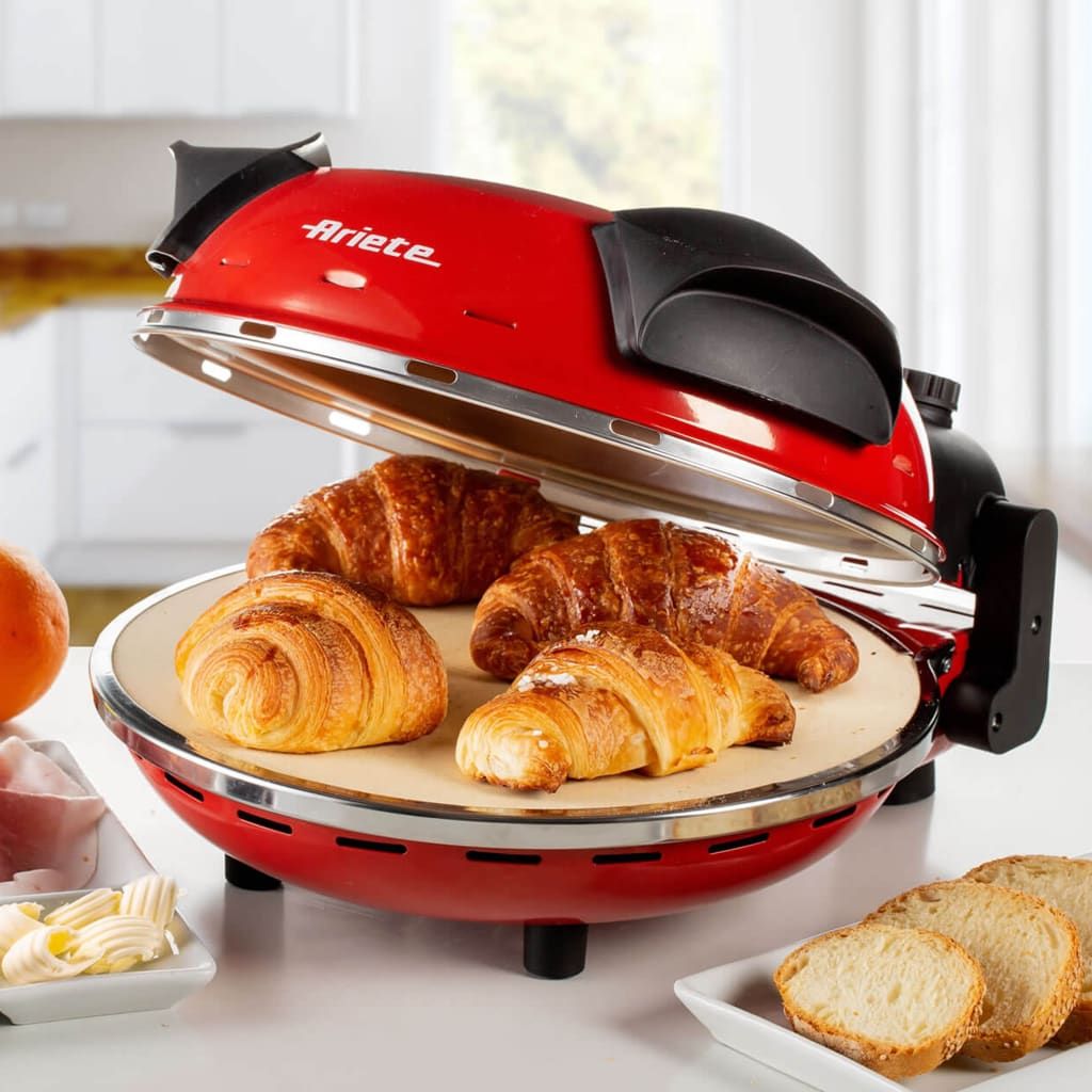 Ariete Da Gennaro Pizzaofen 1200W Rot und Schwarz