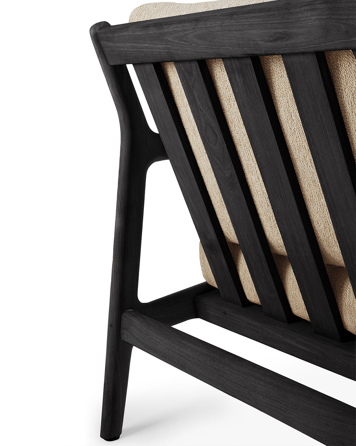 Sofá de exterior Jack de 2 plazas - Teca negra con acabado natural