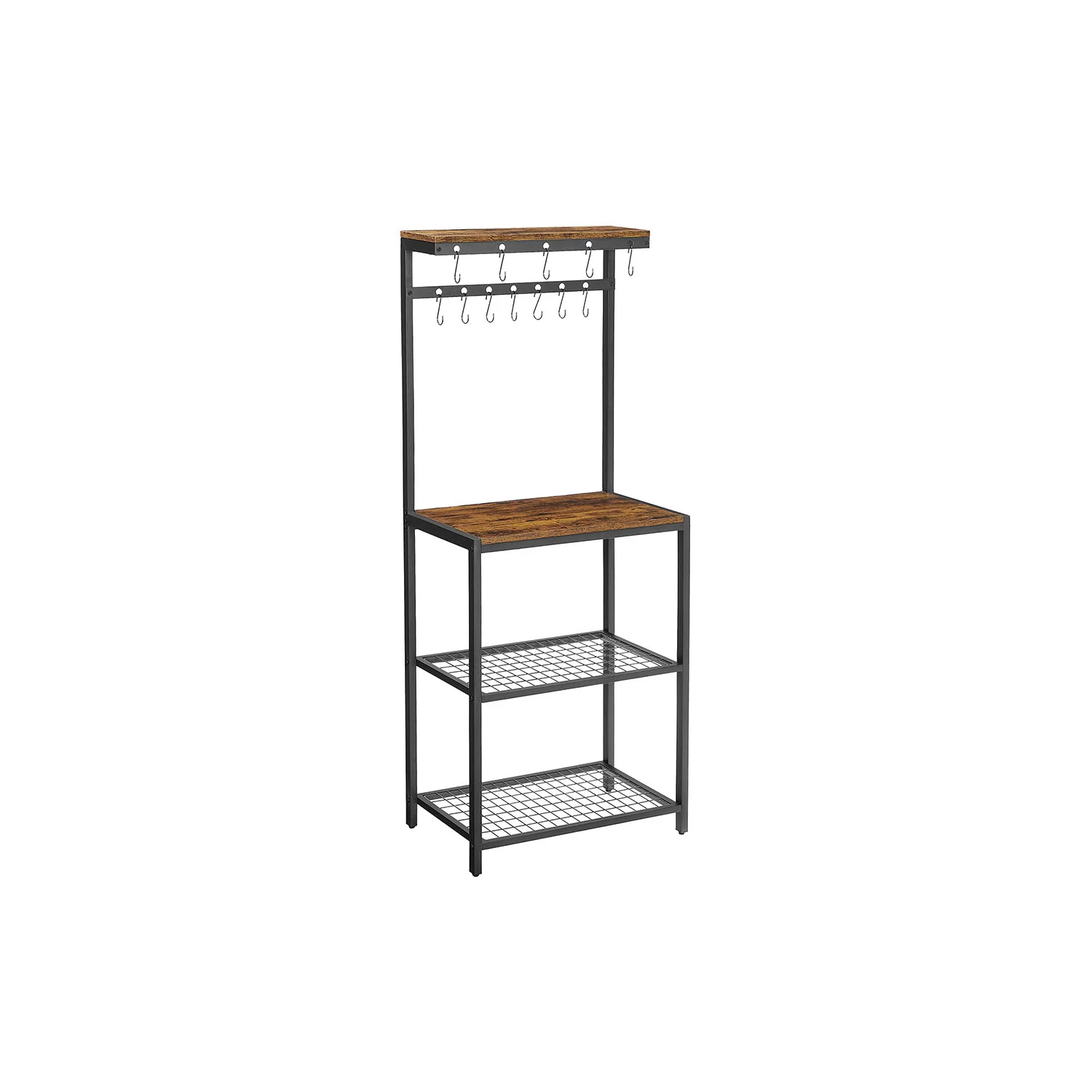 Køkkenreol med 12 kroge