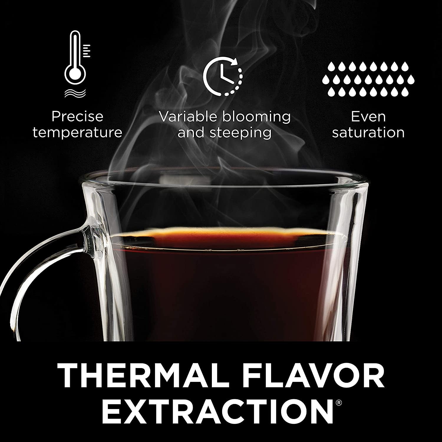 Ninja Heiß- und Kaltbrühsystem, Kaffee- und Teemaschine mit Auto-iQ und Glaskaraffe