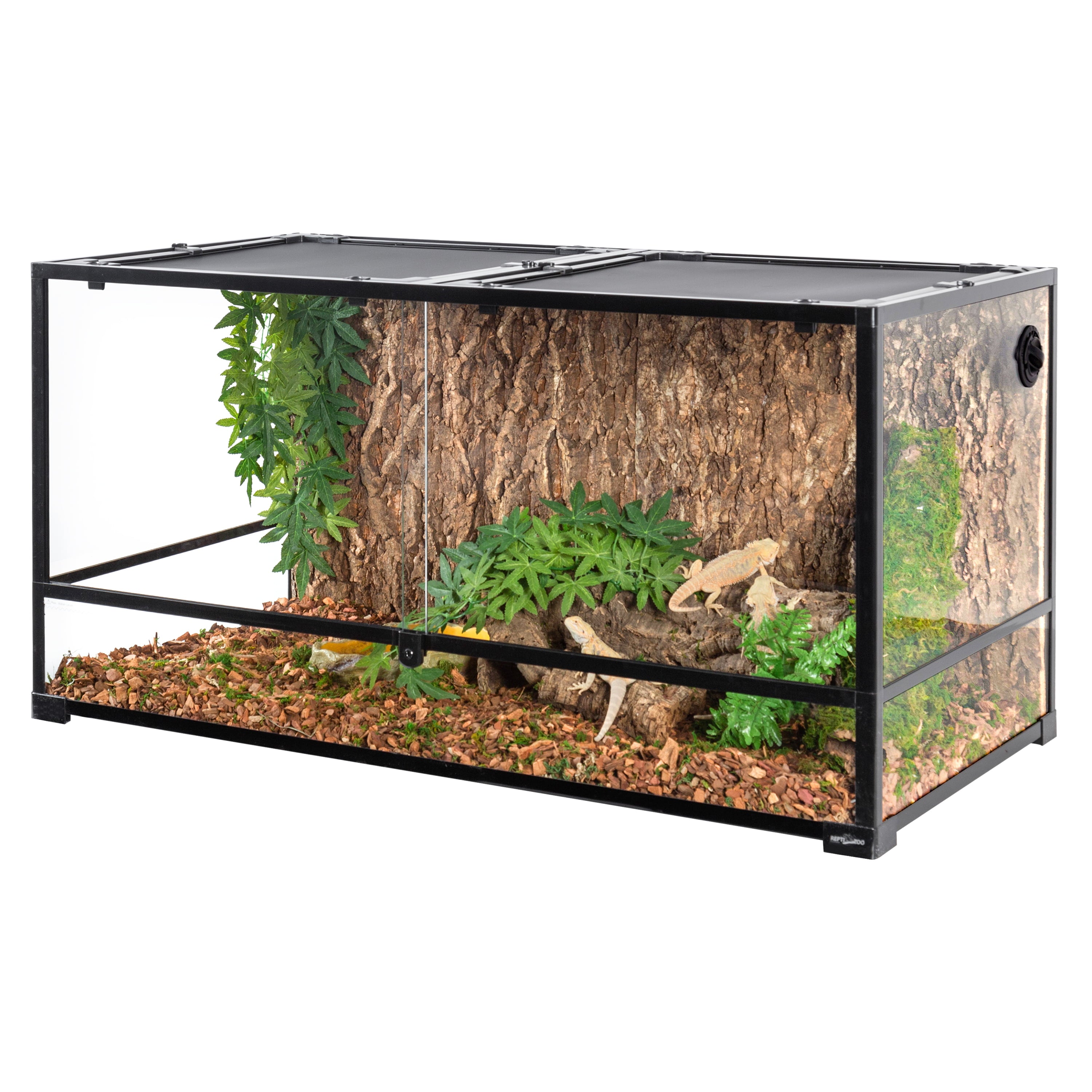 2025 REPTIZOO Ekstra Stort 120 Gallon Krybdyrterrarium