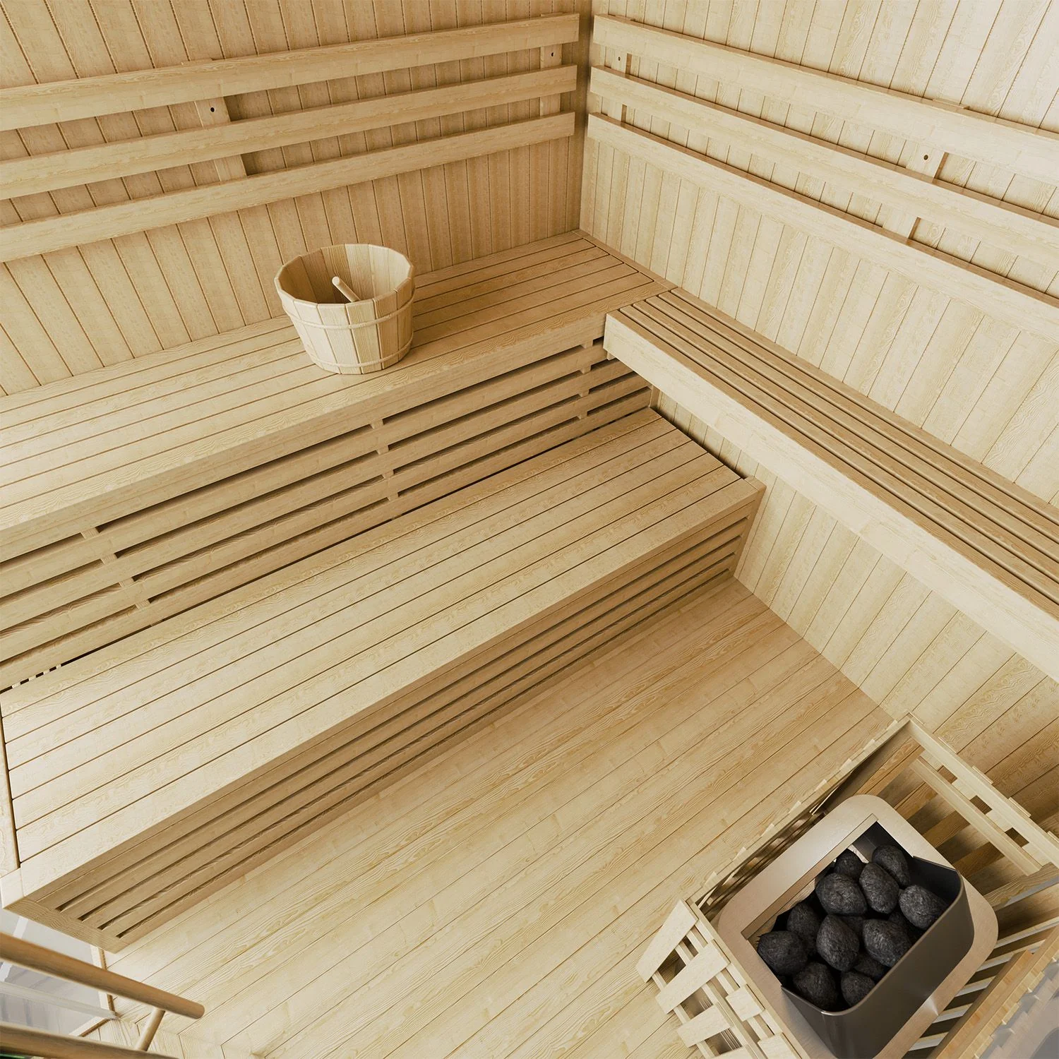 Sauna intérieur haut de gamme Espoo 200 (2025)
