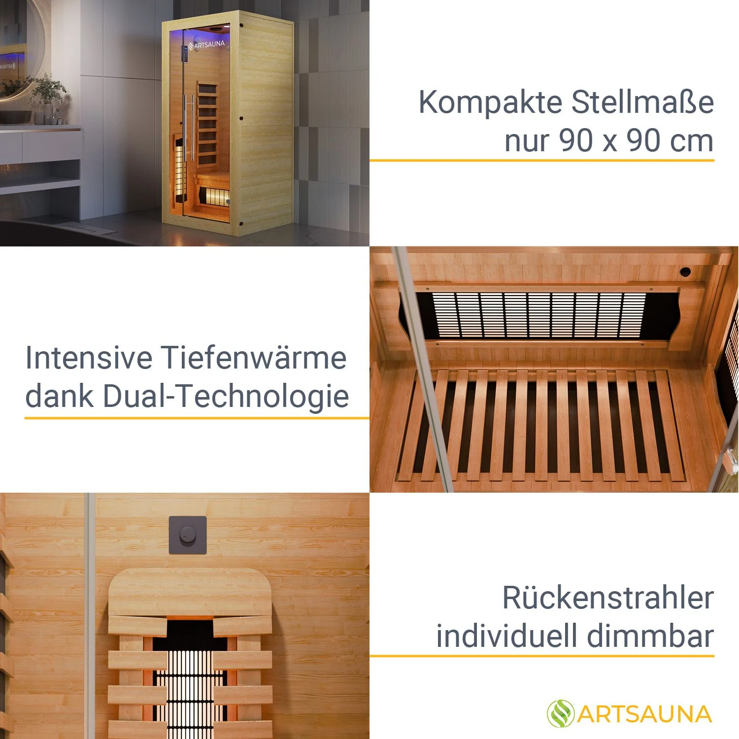 Cabine infrarouge premium Kiruna 90 2025