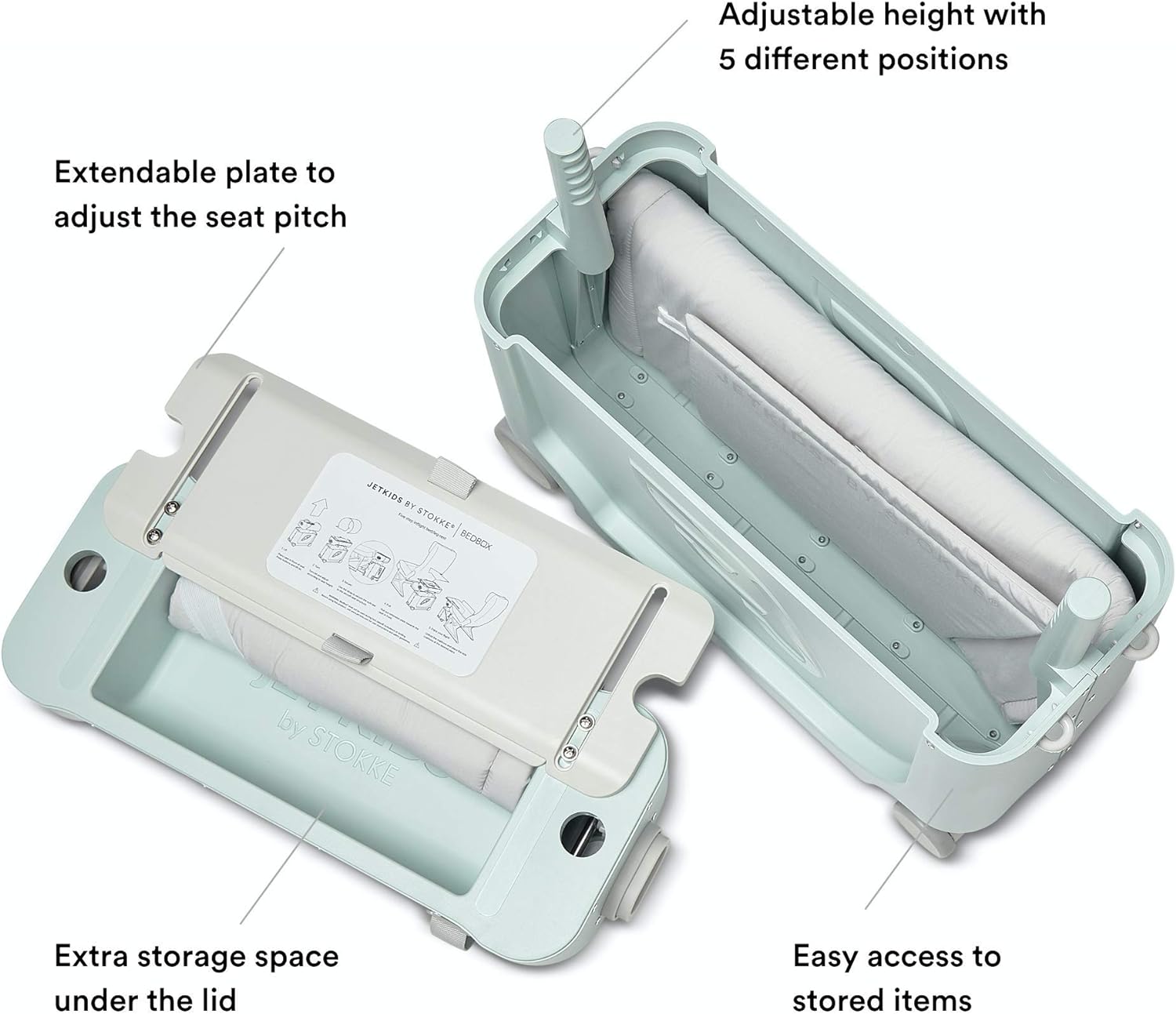 2025 JetKids af Stokke BedBox – Børnebagage og flyseng