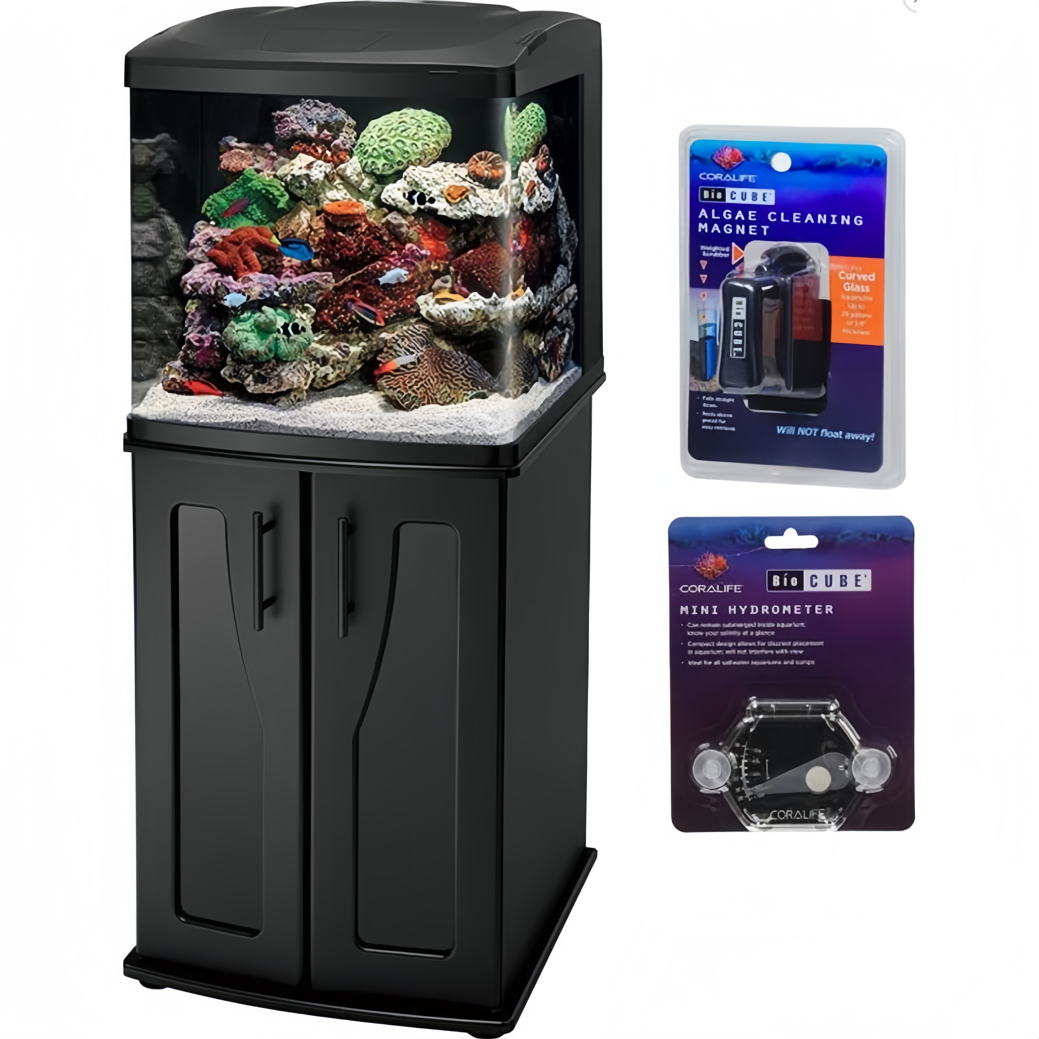 LED-akvariesæt og kombinationssæt (32 gallon akvariesæt med stativ)