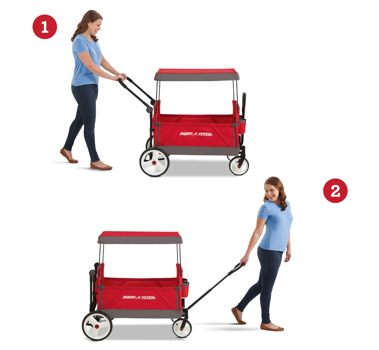 2025 Cabriolet Stroll 'N Wagon – Alsidig styring. Nem at klappe sammen. Sikkerhed og komfort for hele familien