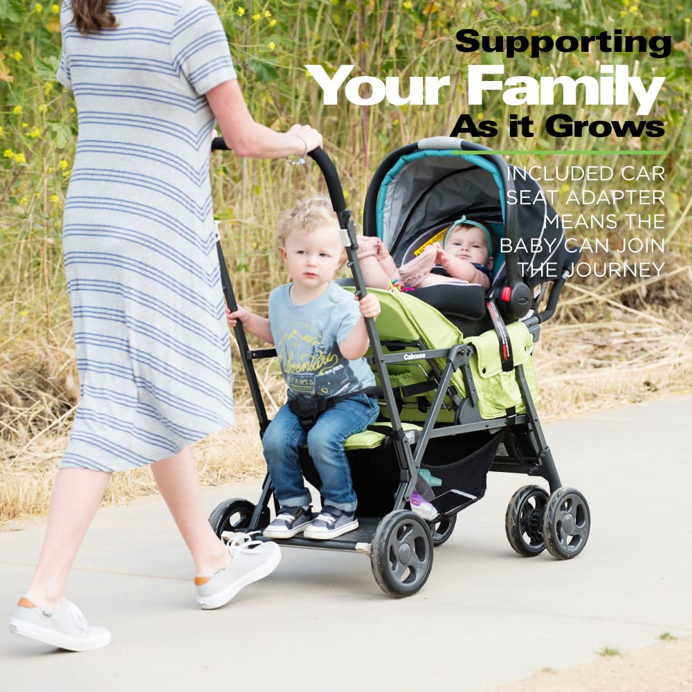 Joovy Caboose Graphite Doppelkinderwagen Appletree