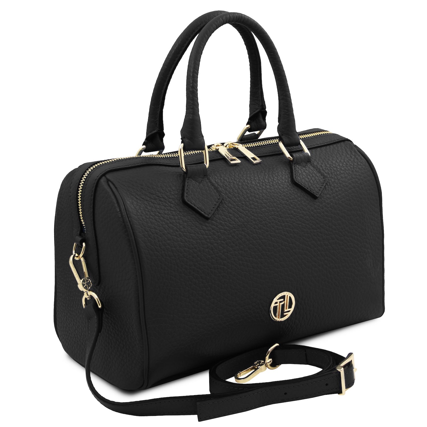 Barrique - Small leather duffle handbag | TL142586