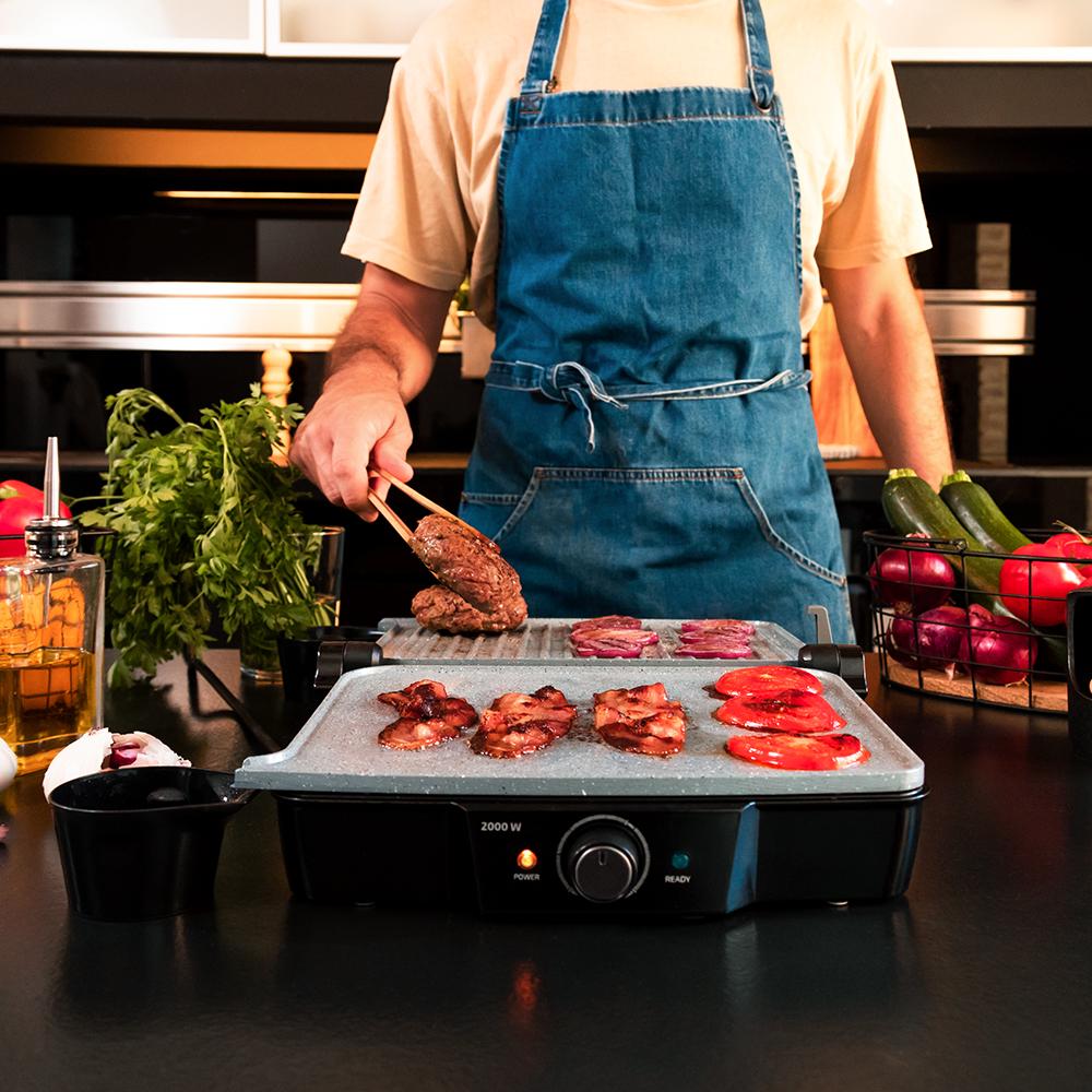 Rock'nGrill 2000 stenkeramisk mix&grill