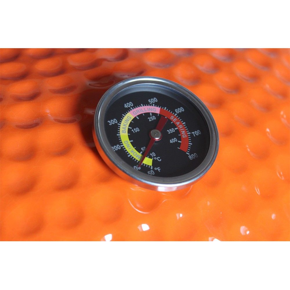 Kamado med kabinet i rustfrit stål