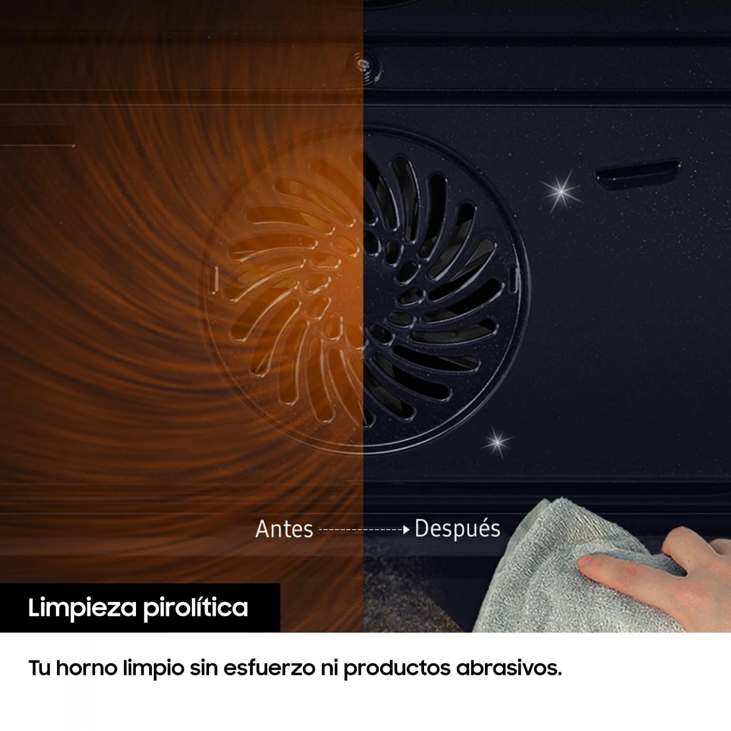 Samsung NV7B4450VAS Pyrolyse-Backofen