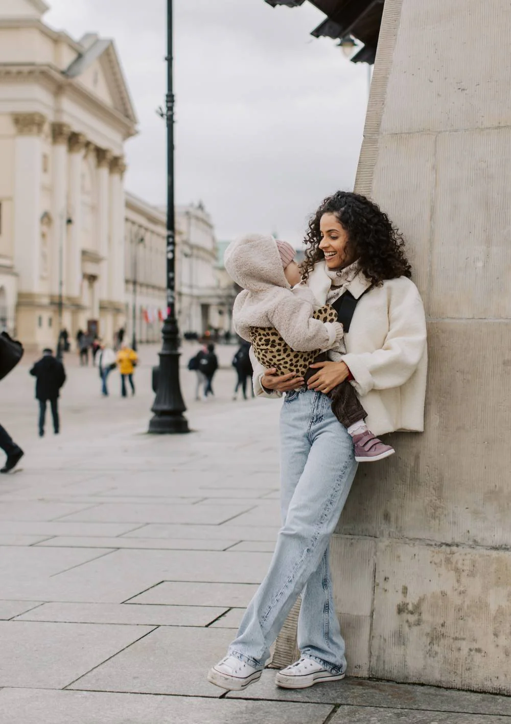 2025 WILDRIDE Ergonomisk Babybæresele med Leopardprint – Komfortabel, praktisk og stilfuld til børn fra 9 måneder til 4 år
