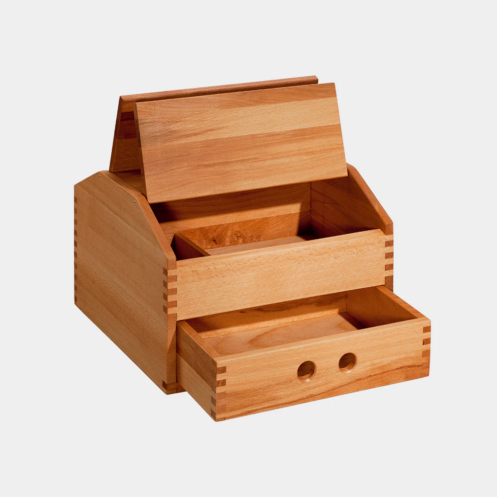 2025 Geölte Buchenholz-Bitumenbox