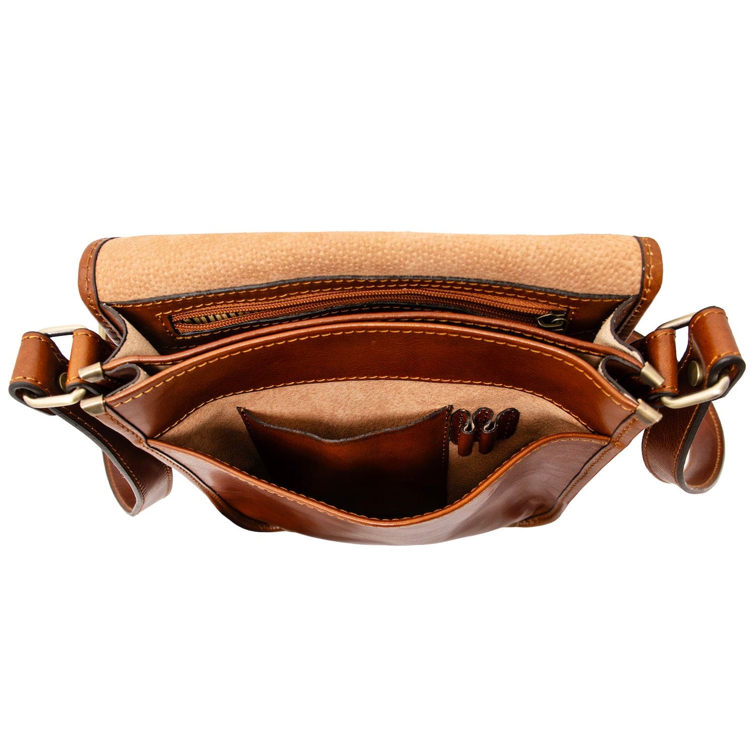 TL Messenger - Two compartment leather shoulder bag | TL141255
