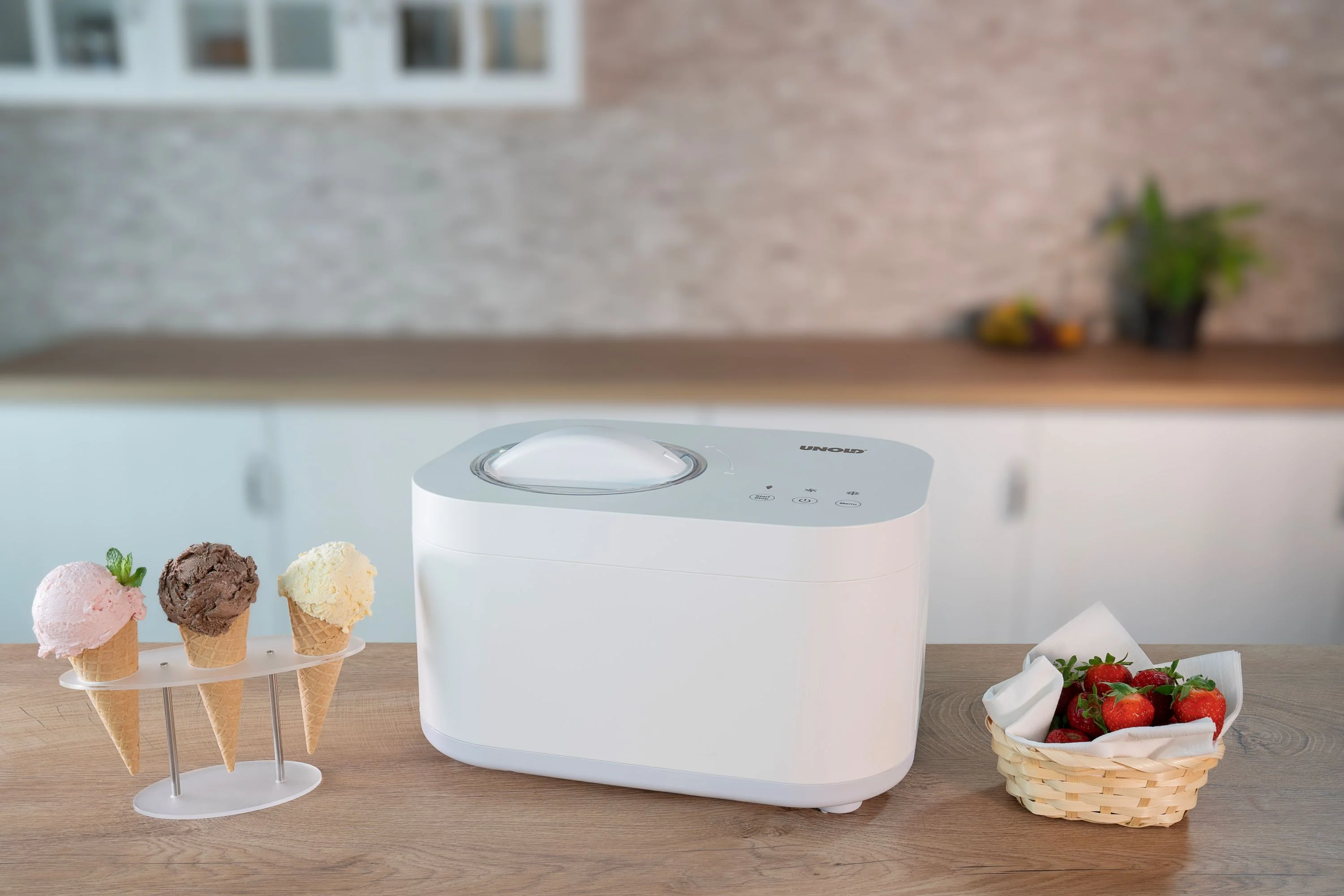 2025 Ismaskine – 1 liters kapacitet. Lav nemt cremet is derhjemme