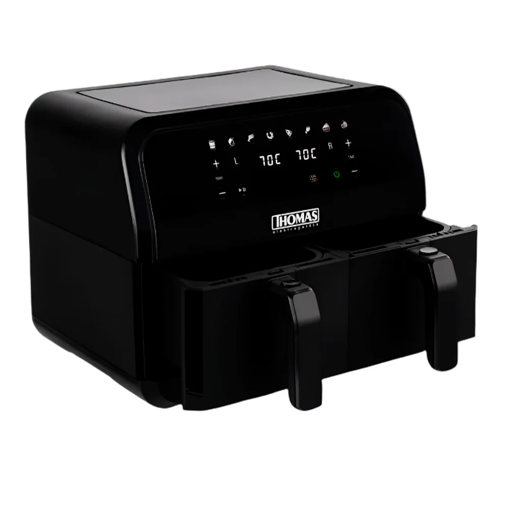Friteuse à air Thomas TH-AF80DI 8L avec deux paniers (2025)