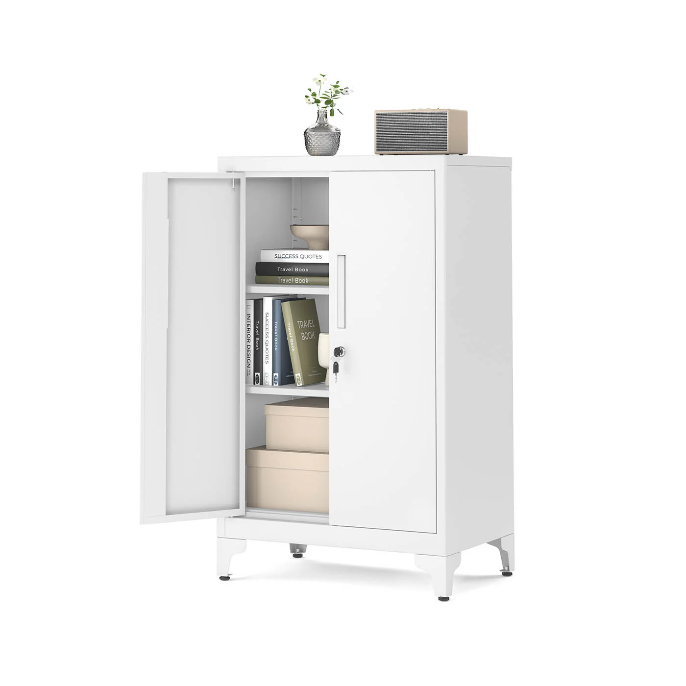 Multifunktionaler Büro-Aktenschrank, schwarze Tinte