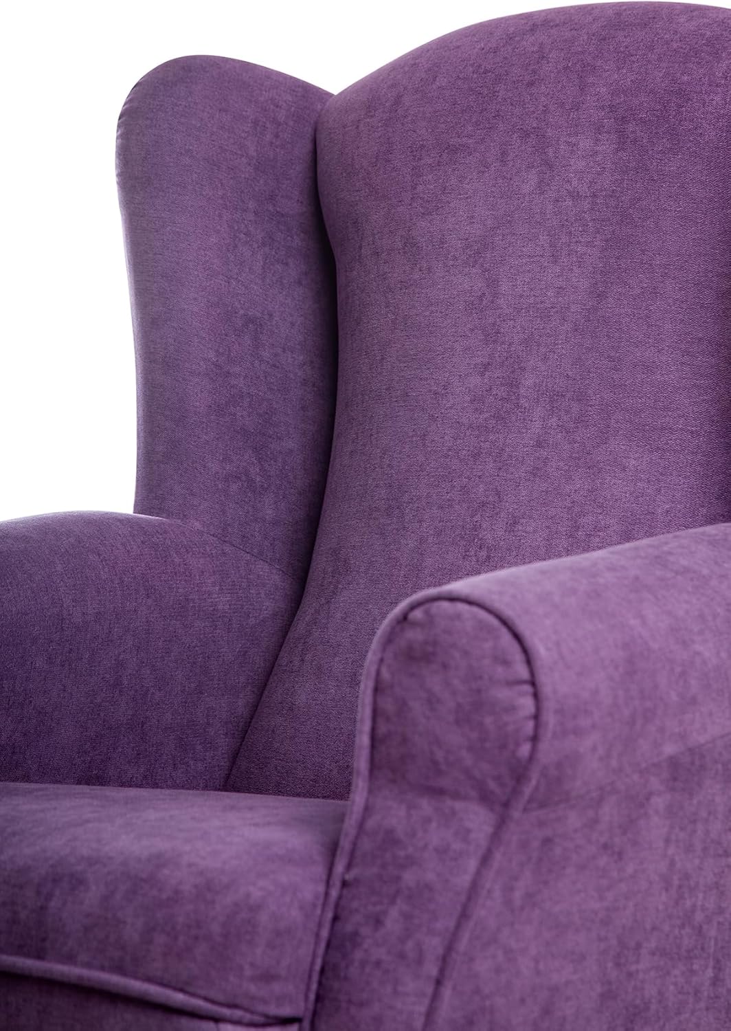 SUENOSZZZ-REST SPECIALISTS SUENOS ZZZ - Irene Sessel, Ohrensessel mit Stillfunktion, bezogen mit fleckenabweisendem braunem Stoff, Sessel für Schlafzimmer, Wohnzimmer oder Babyzimmer