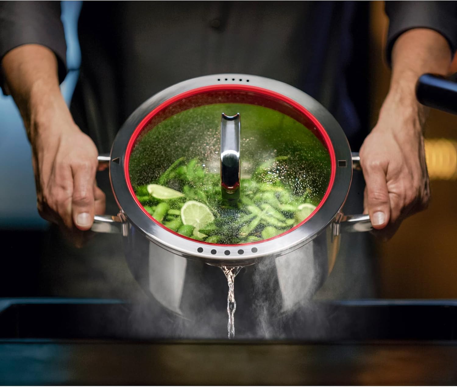 WMF Function 4-5-teiliges Kochgeschirr-Set, Edelstahl, induktionsgeeignet, 1 niedriger Topf (20 cm), 3 hohe Töpfe (16 cm, 20 cm und 24 cm) mit Deckel, 1 Topf (16 cm)