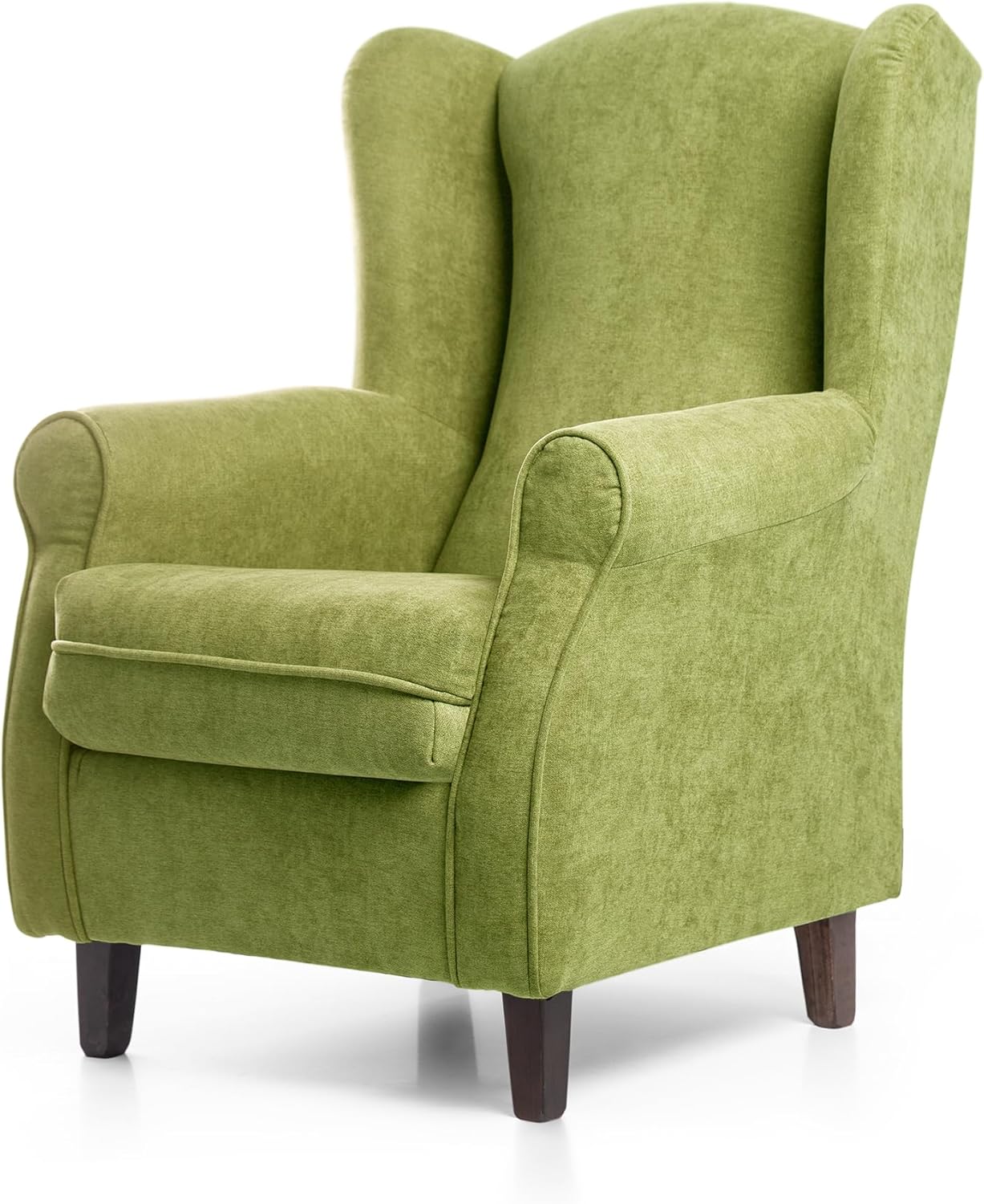 SUENOSZZZ-REST SPECIALISTS SUENOS ZZZ - Irene Sessel, Ohrensessel mit Stillfunktion, bezogen mit fleckenabweisendem braunem Stoff, Sessel für Schlafzimmer, Wohnzimmer oder Babyzimmer