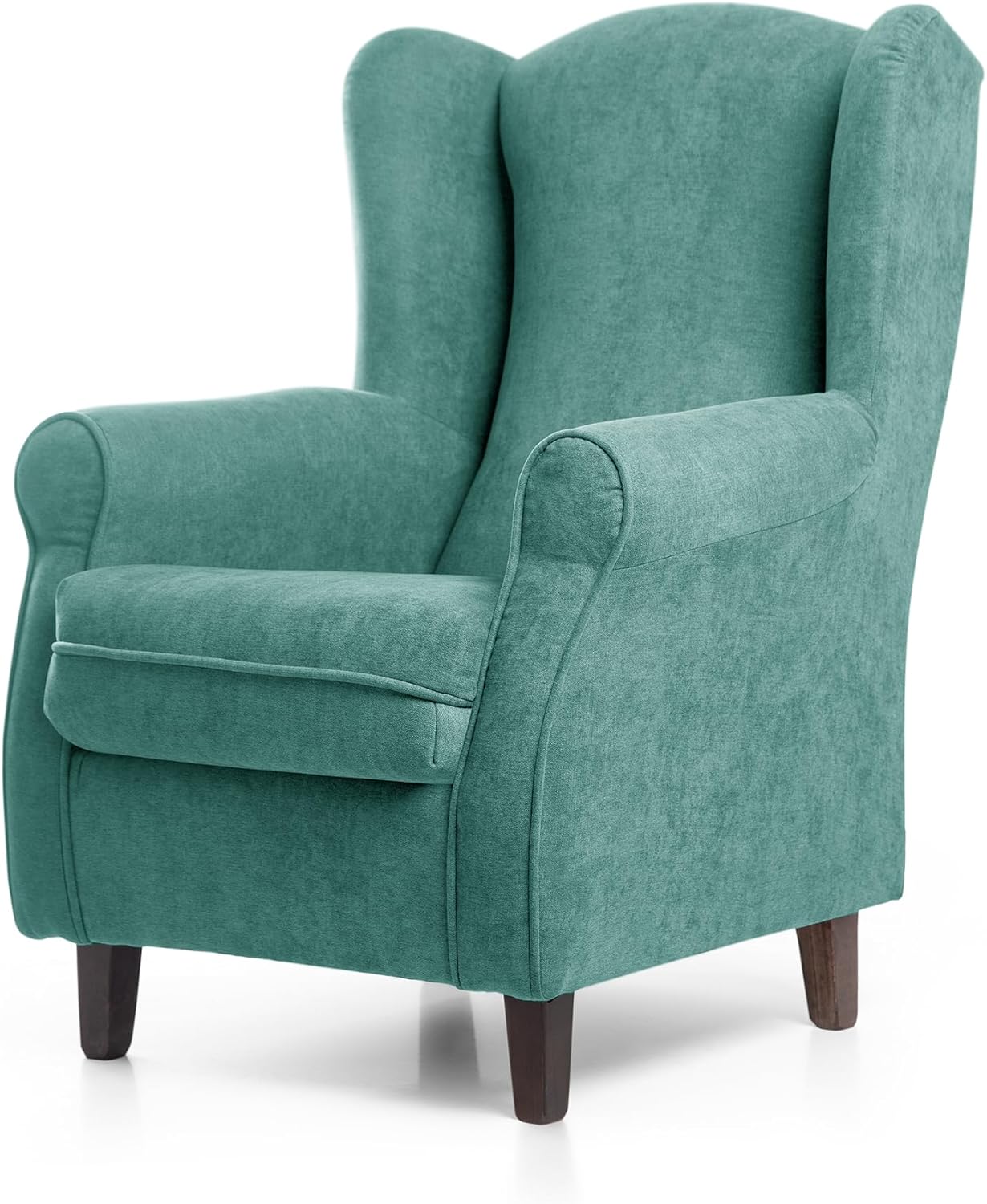 SUENOSZZZ-REST SPECIALISTS SUENOS ZZZ - Irene Sessel, Ohrensessel mit Stillfunktion, bezogen mit fleckenabweisendem braunem Stoff, Sessel für Schlafzimmer, Wohnzimmer oder Babyzimmer