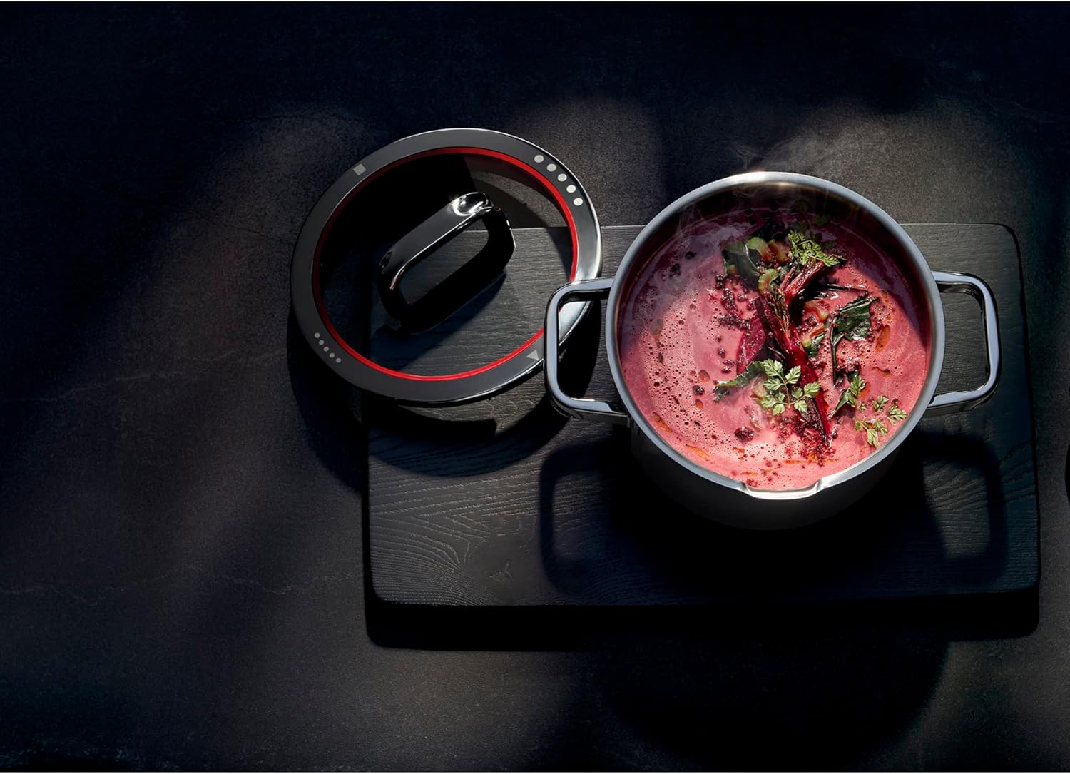 WMF Function 4-5-teiliges Kochgeschirr-Set, Edelstahl, induktionsgeeignet, 1 niedriger Topf (20 cm), 3 hohe Töpfe (16 cm, 20 cm und 24 cm) mit Deckel, 1 Topf (16 cm)