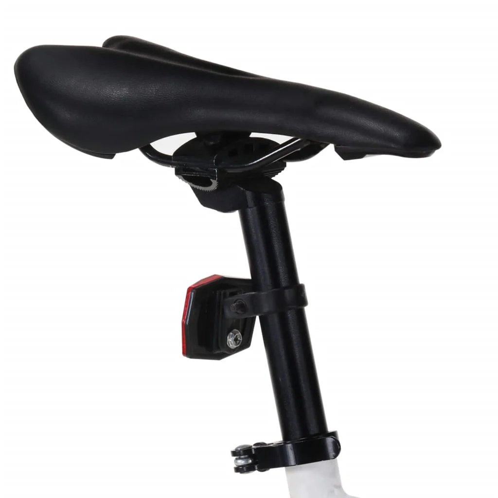 2025 Weiß-Oranges Fixie-Fahrrad 700c 55cm v7225