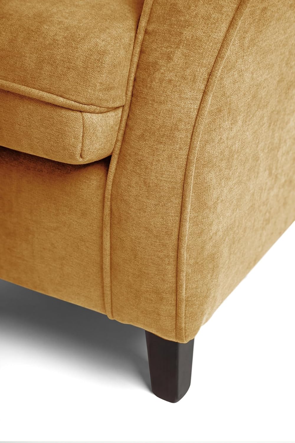 SUENOSZZZ-REST SPECIALISTS SUENOS ZZZ - Irene Sessel, Ohrensessel mit Stillfunktion, bezogen mit fleckenabweisendem braunem Stoff, Sessel für Schlafzimmer, Wohnzimmer oder Babyzimmer