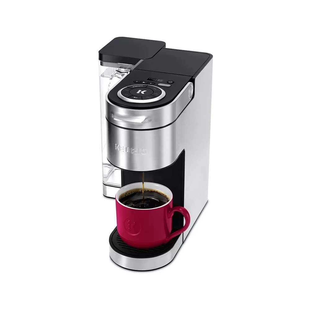 Keurig K-Supreme Plus C Einzelportions-Kaffeemaschine mit Multi-Stream-Technologie. Inklusive 15 K-Cup-Kapseln, Wasserfilter + Griff und wiederverwendbarem My K-Cup® Universalfilter.
