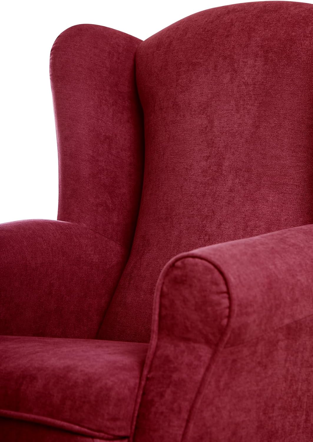 SUENOSZZZ-REST SPECIALISTS SUENOS ZZZ - Irene Sessel, Ohrensessel mit Stillfunktion, bezogen mit fleckenabweisendem braunem Stoff, Sessel für Schlafzimmer, Wohnzimmer oder Babyzimmer